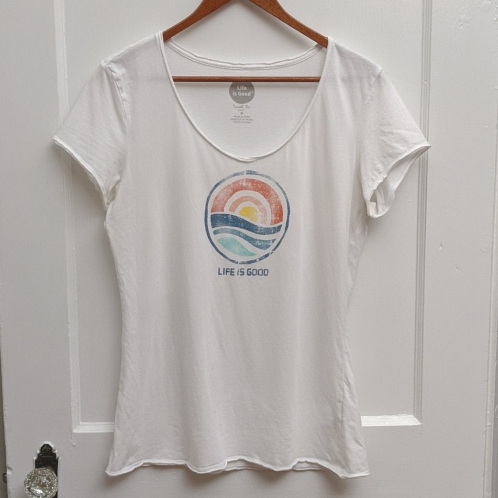 Life is Good Sunset Tee M T-shirt